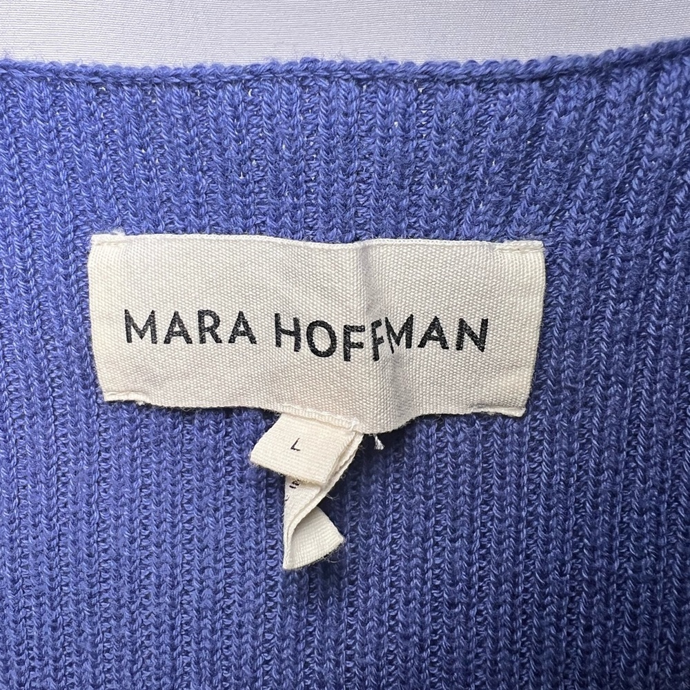 Mara Hoffman Sleeveless Knit Color-block Midi Dress | L - Picture 7 of 9